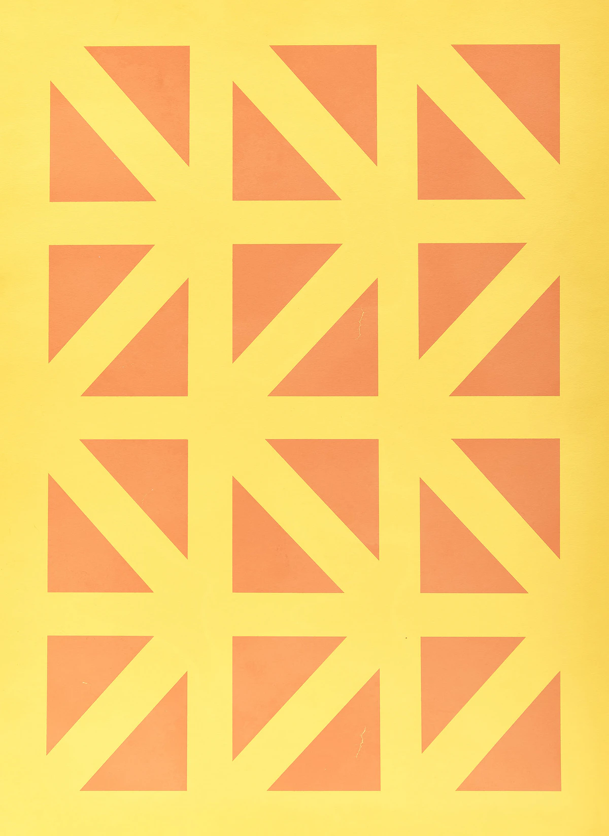 William Paterson Ewen, Untitled, colour serigraph, 1967