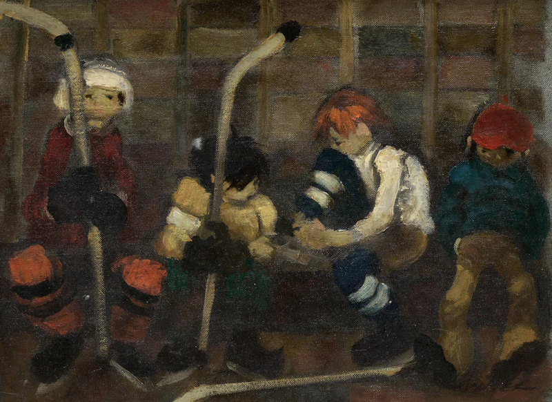Hockey Shack by William Arthur Winter