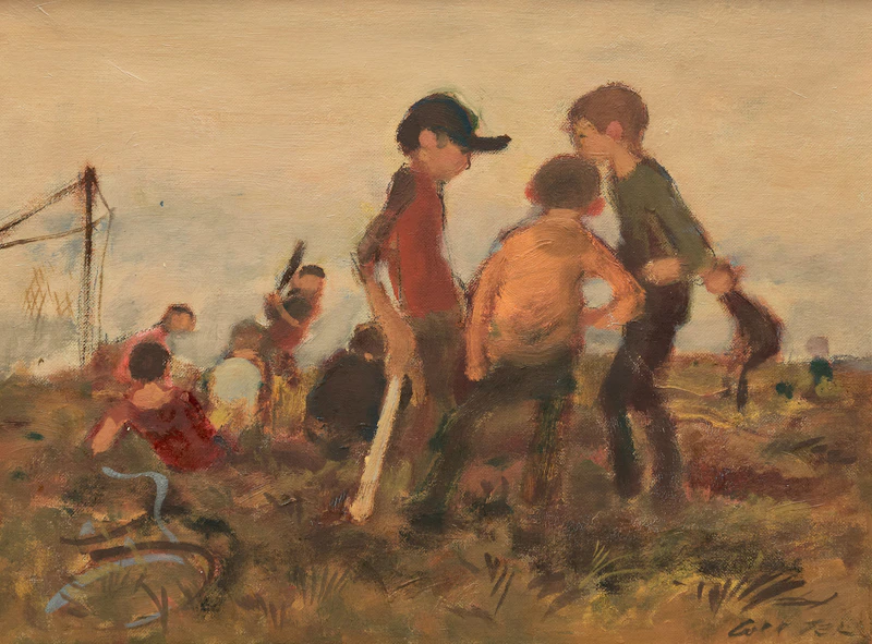 Ball Players by William Arthur Winter