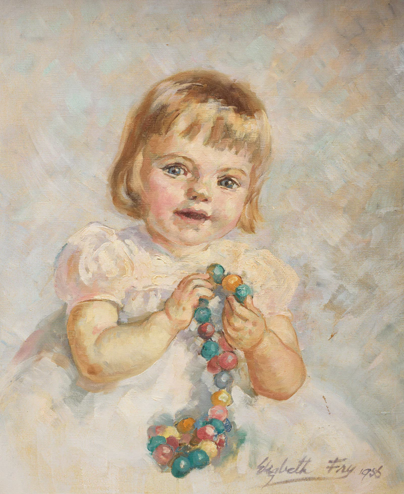 Untitled, Portrait of a Young Girl by Elizabeth Fry