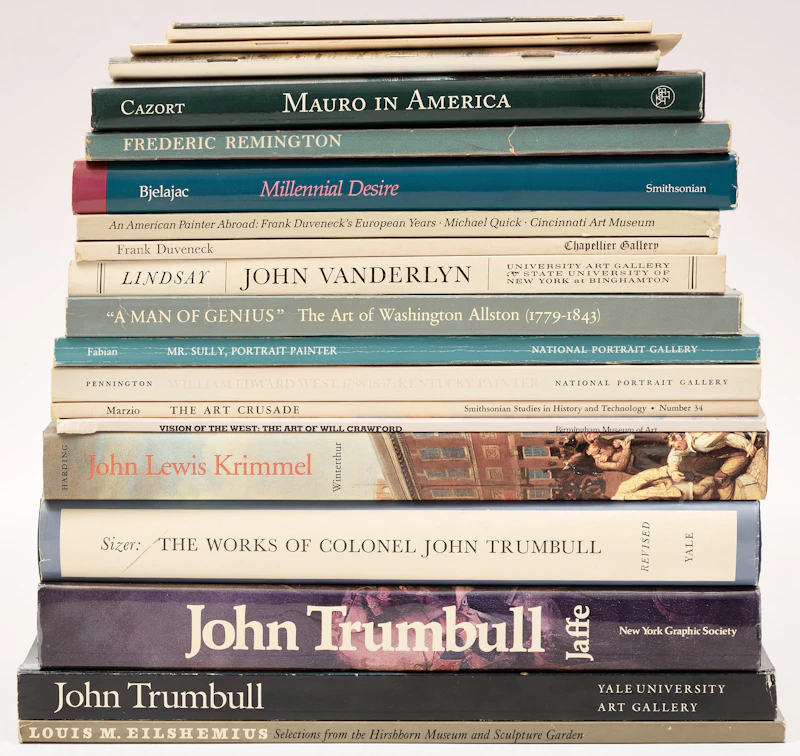 Books and Reference, A Selection of Twenty 18th & 19th Century American Art and Artist Reference Books, 20 books