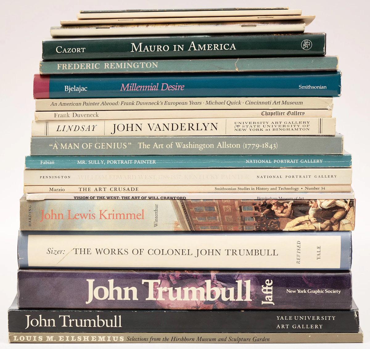 Books and Reference, A Selection of Twenty 18th & 19th Century American Art and Artist Reference Books, 20 books