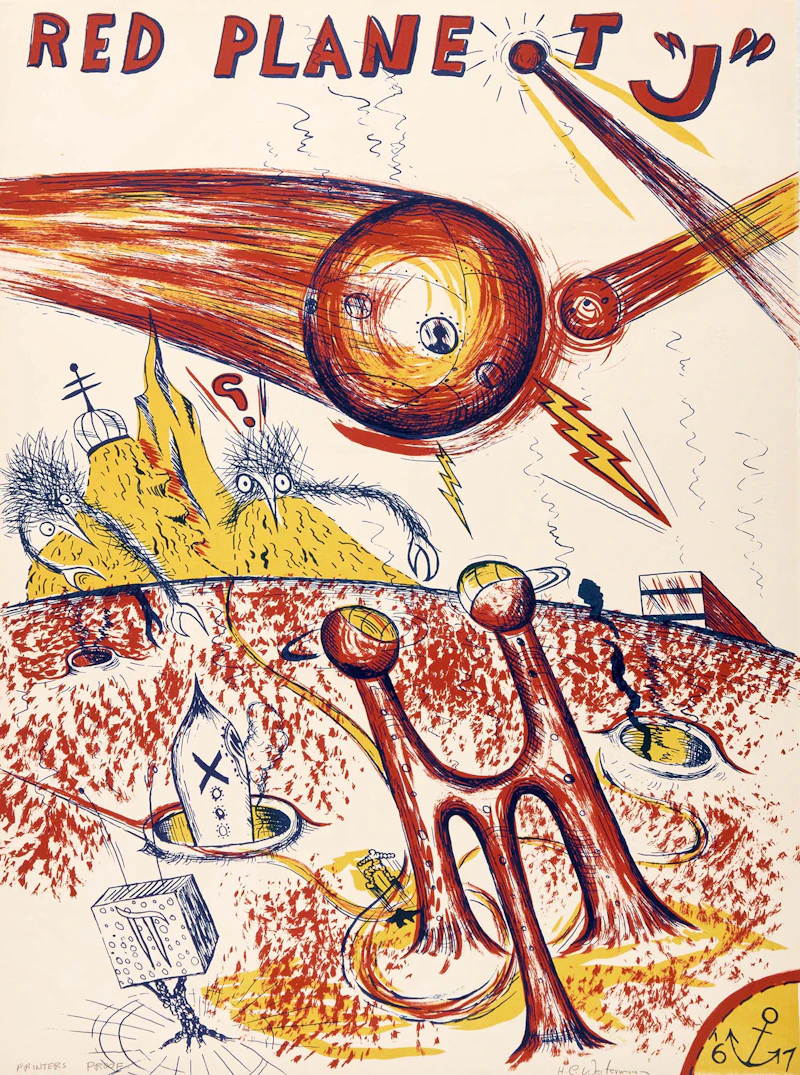 Red Planet "J" by Horace Clifford Westermann