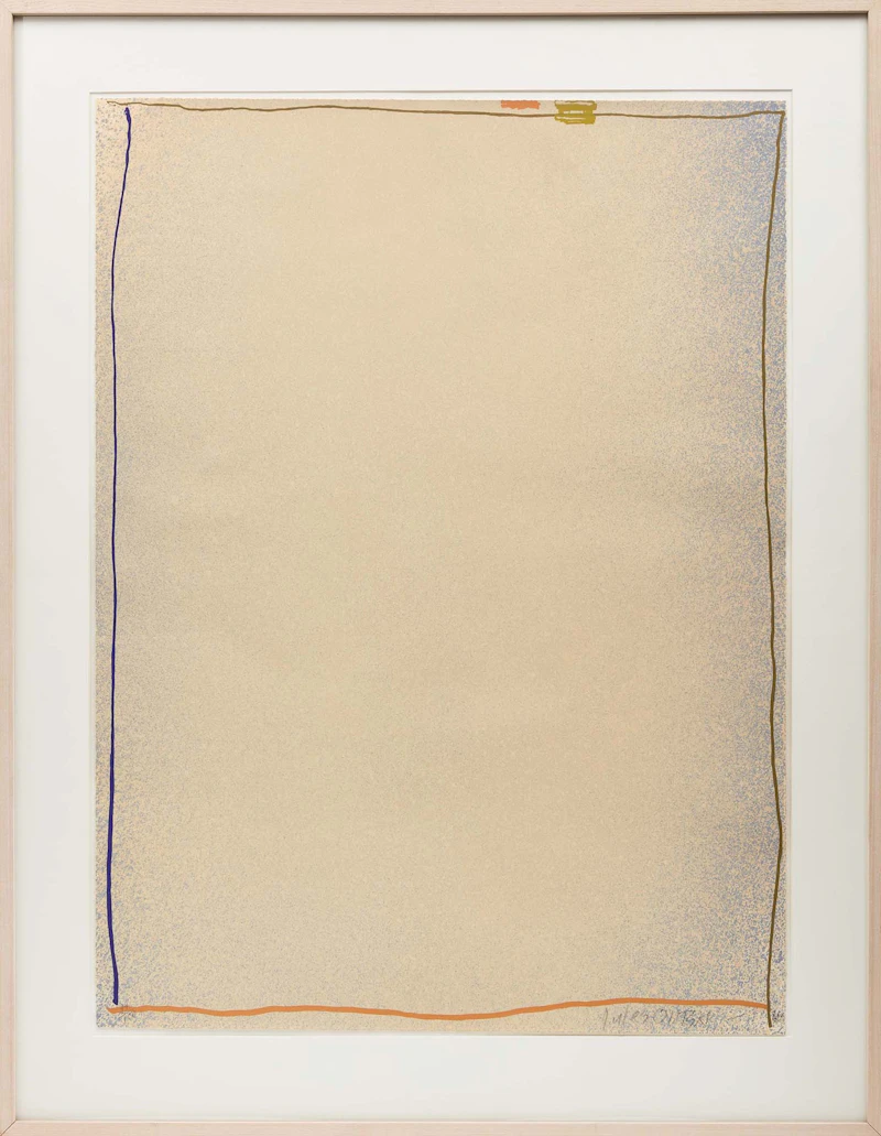 Jules  Olitski, Untitled (Orange and Pink), colour lithograph - view 2