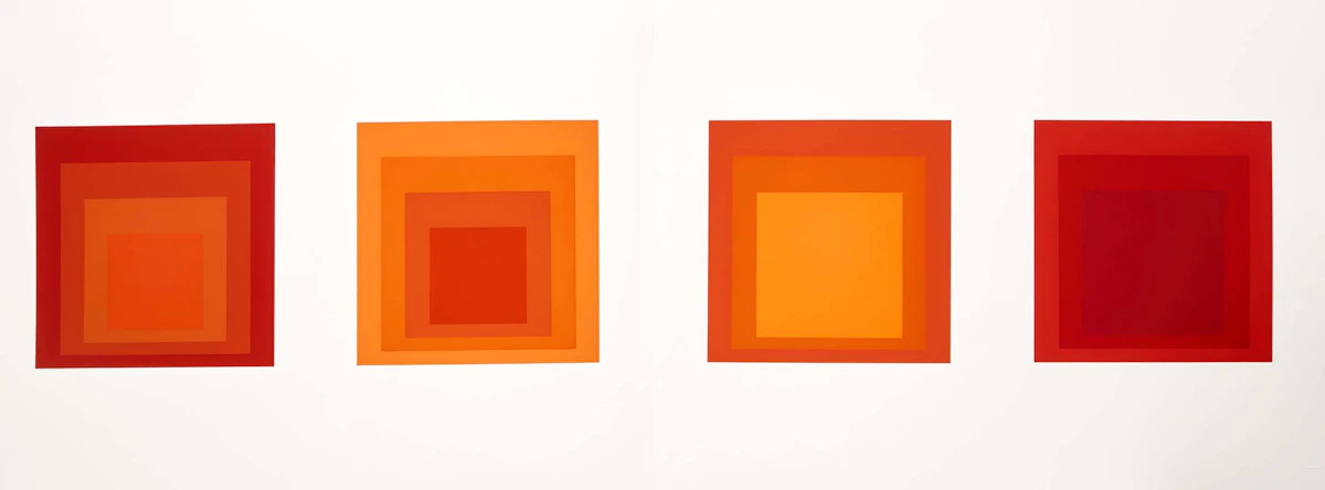 Josef Albers, Formulation: Articulation Vol I & II, colour screenprints, 1972