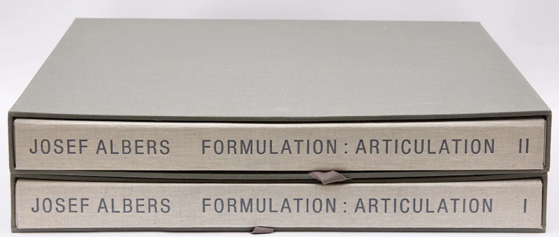 Josef Albers, Formulation: Articulation Vol I & II, colour screenprints, 1972 - view 6