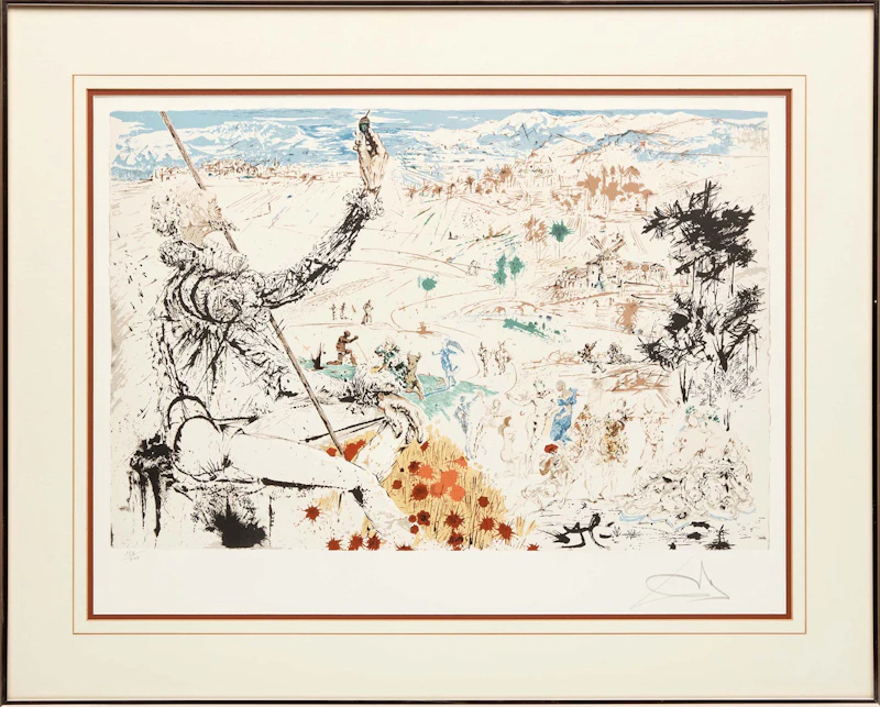 Salvador Dalí, L'Âge d'Or (Field 57-1B), colour lithograph - view 2