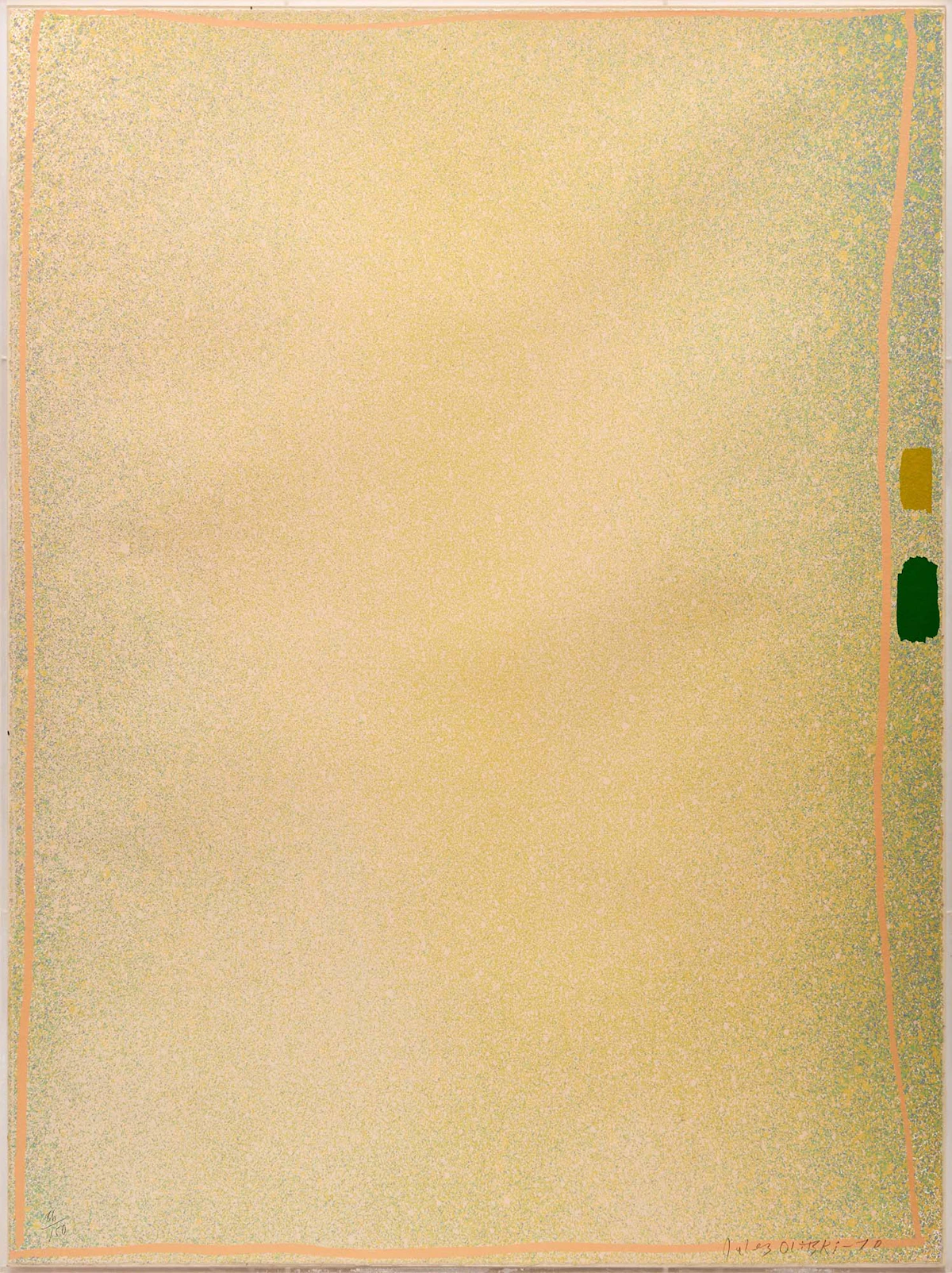 Jules  Olitski, Untited, colour screenprint, 1979
