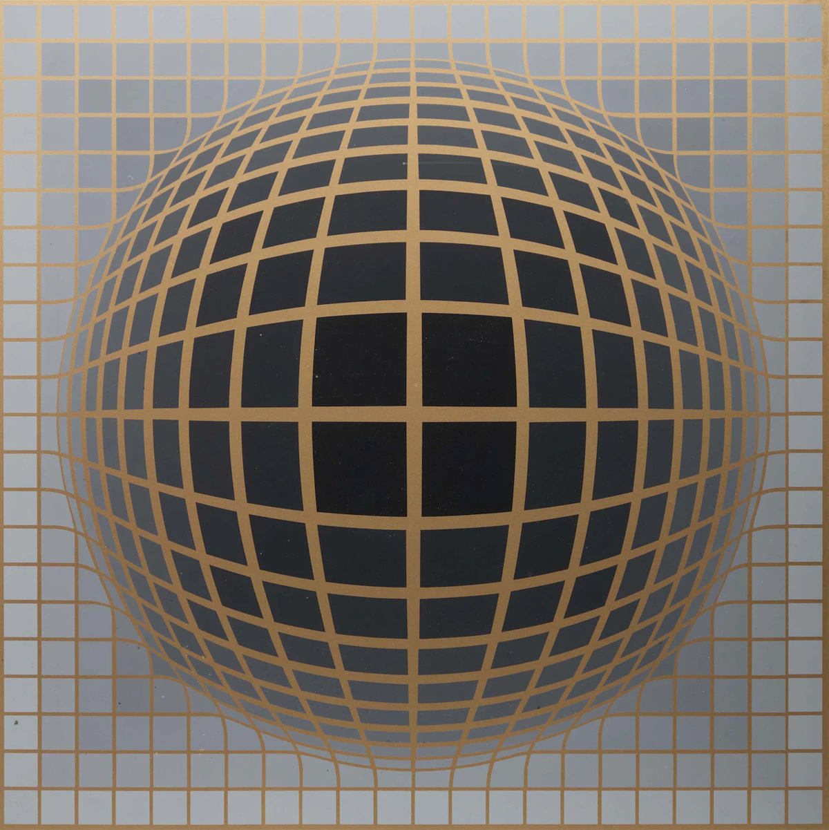 Victor Vasarely, Vega, colour serigraph