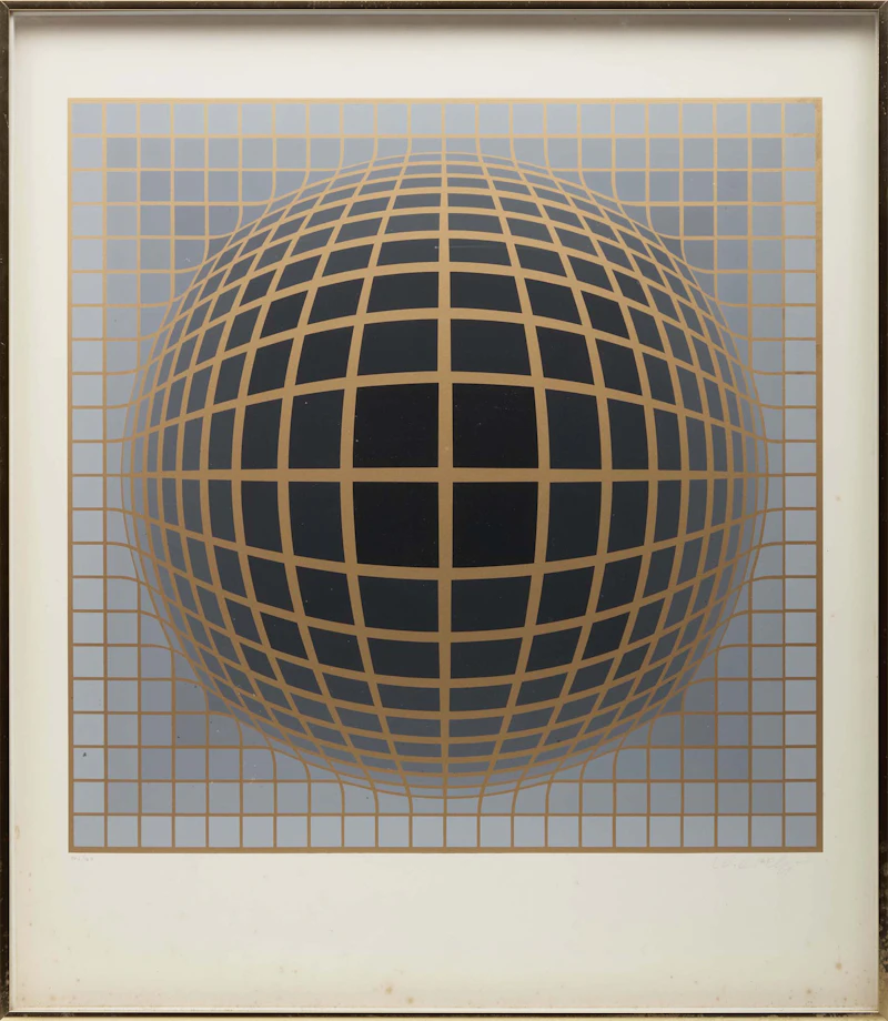 Victor Vasarely, Vega, colour serigraph - view 2