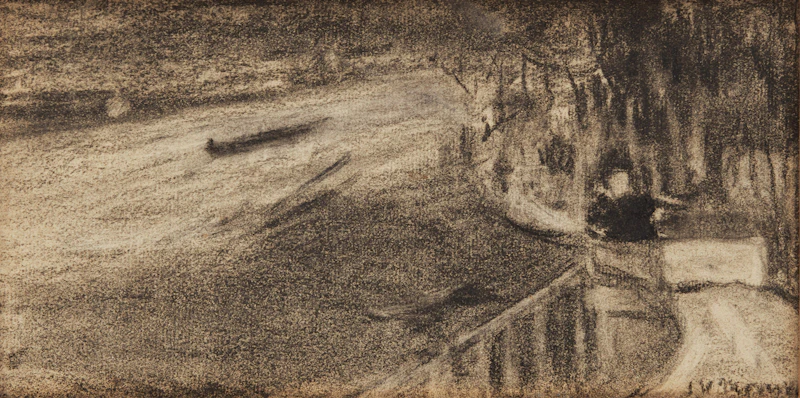 Riverside Promenade by James Wilson Morrice