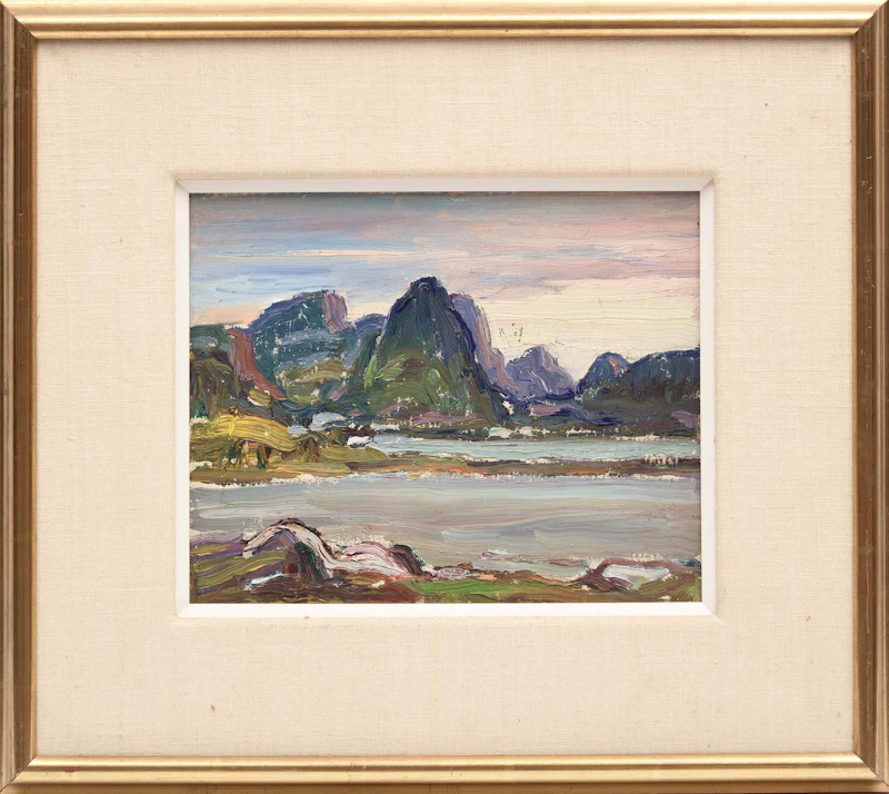 George Paginton, St. Lawrence, oil on canvas board, 1958 - view 2