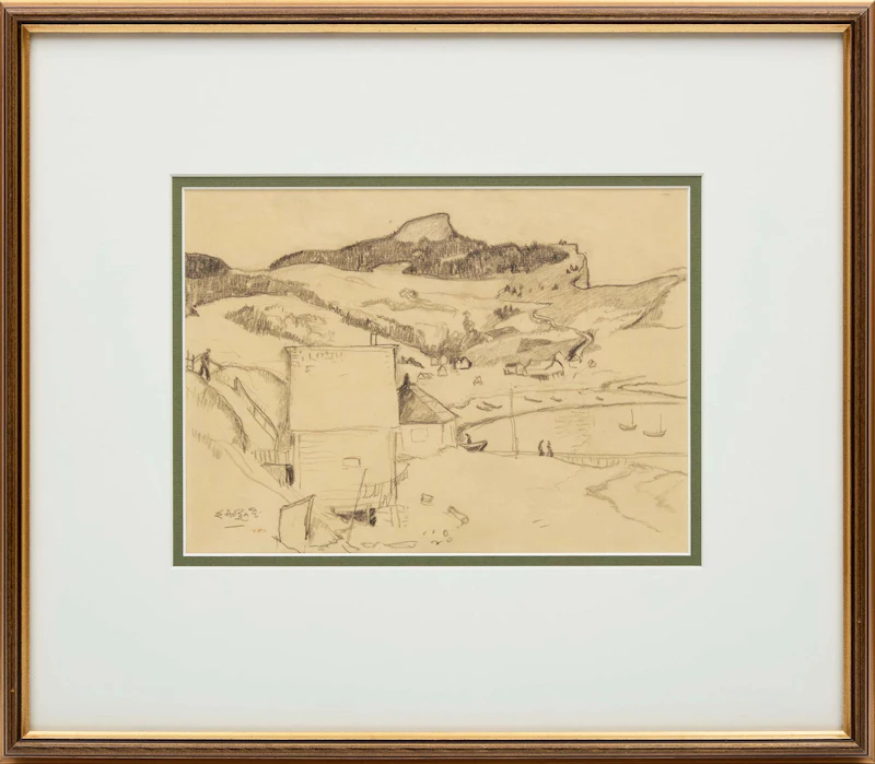 Edwin Headley Holgate, Gaspé, Quebec, pencil on paper - view 2