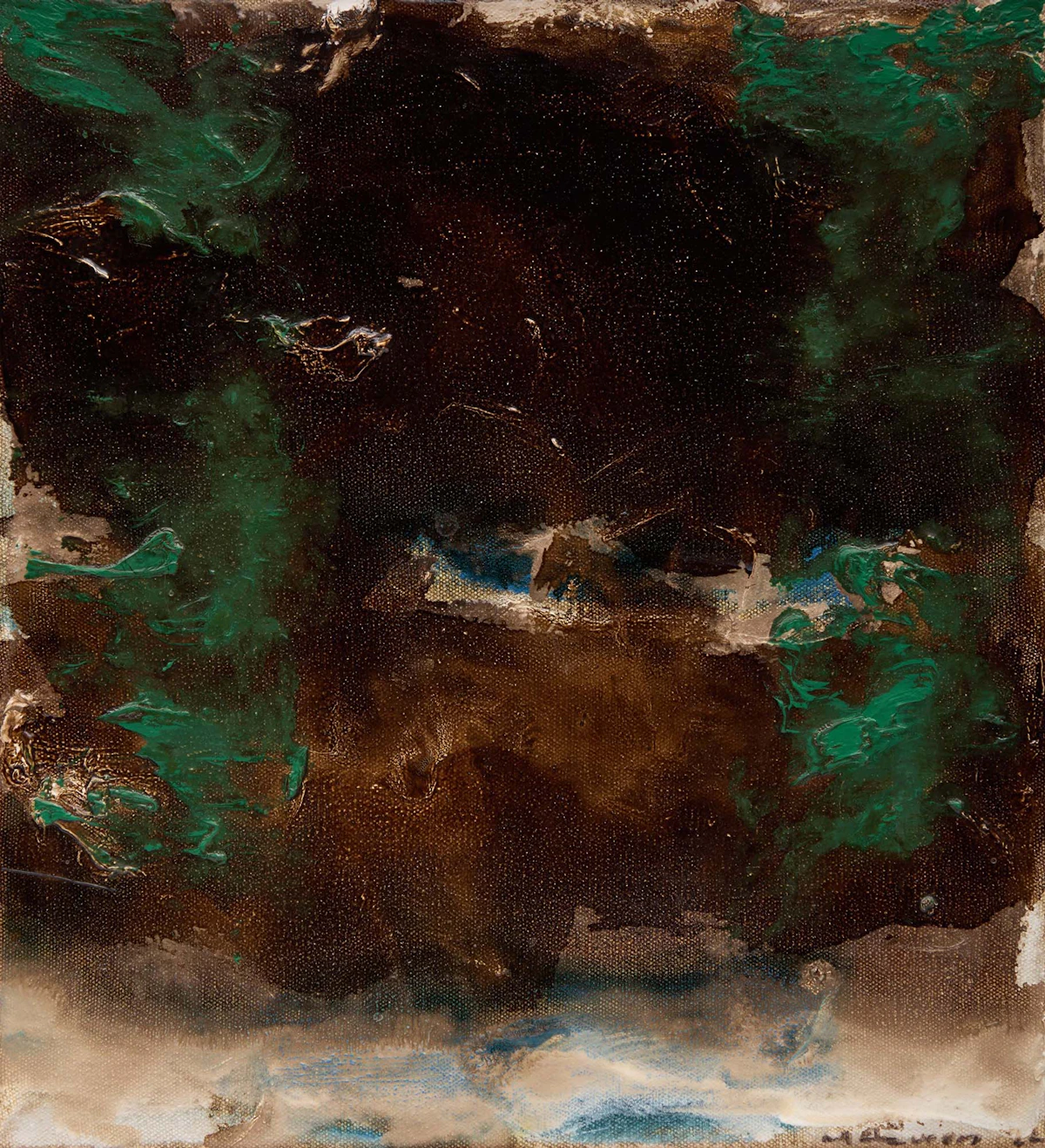 Jean Albert McEwen, Pas Lieu, 1972, oil on canvas