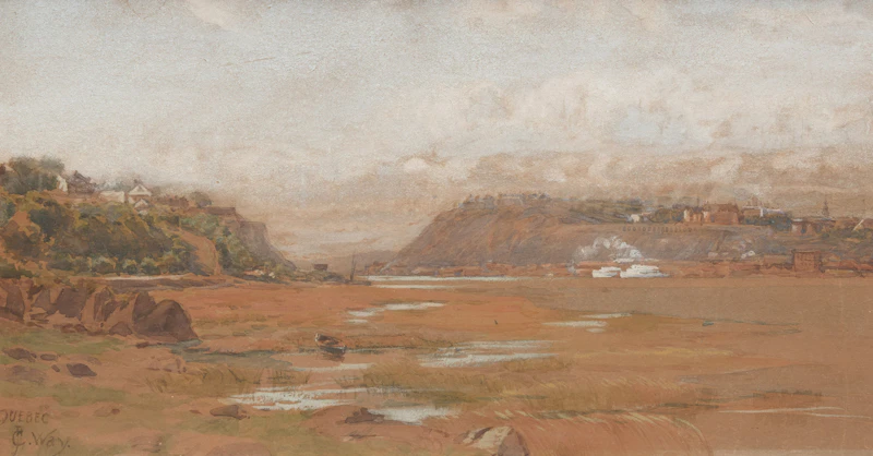 View of Quebec City from Lévis by Charles Jones Way