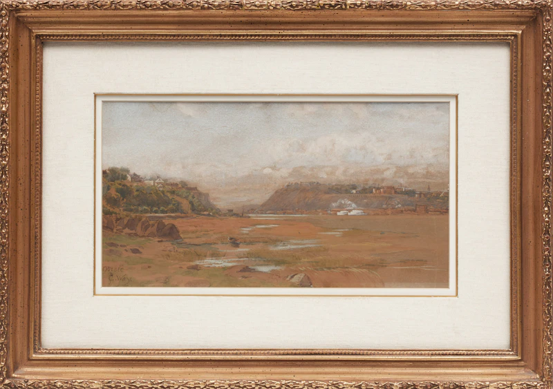 Charles Jones Way, View of Quebec City from Lévis, watercolour - view 2
