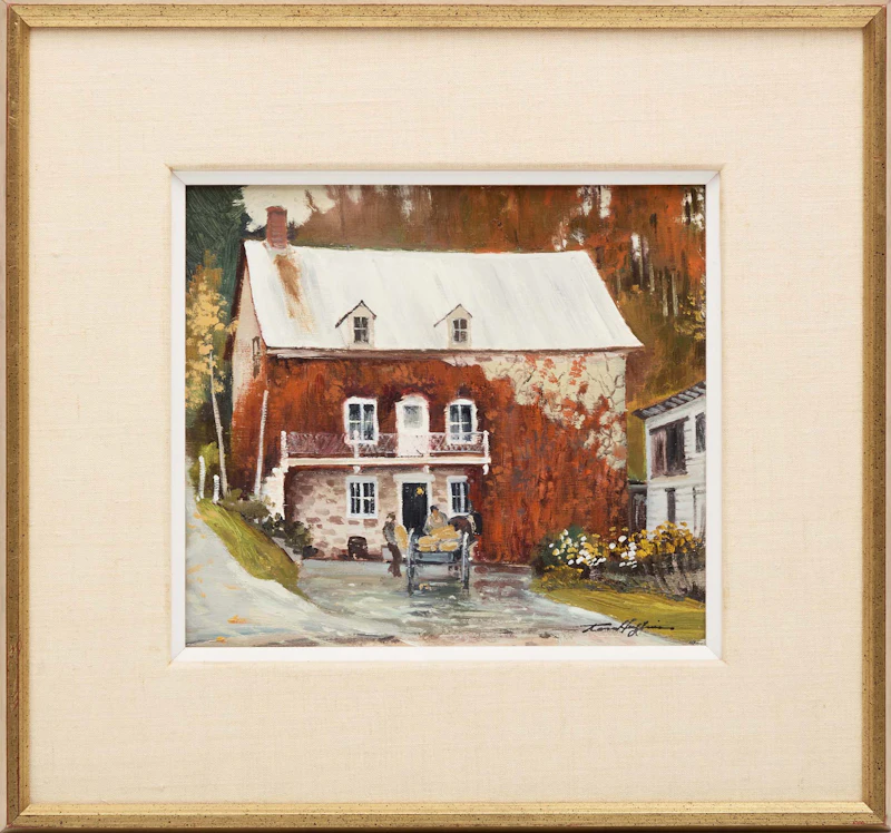 Ross Huggins, Renaud's Mill, Baie St-Paul, Que., 1982, oil on board - view 2