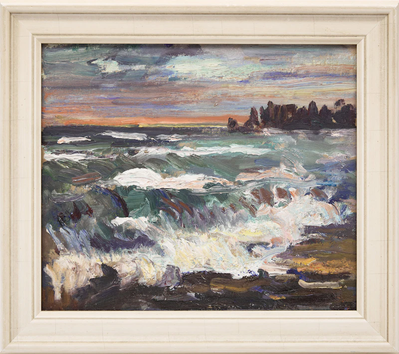 George Paginton, Lake Ontario, 1954, oil on canvas - view 2