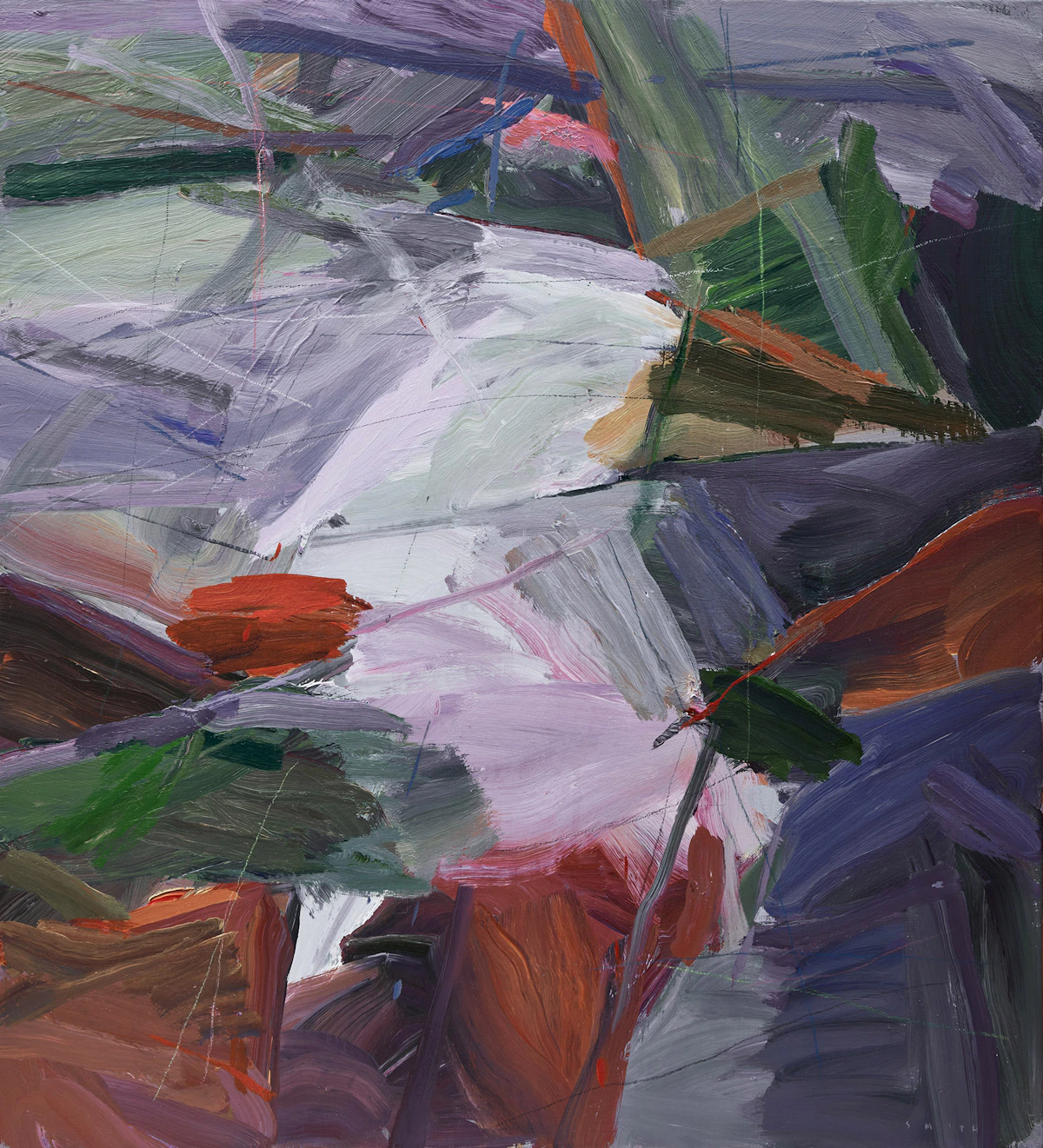 Gordon Appelbe Smith, Squamish A7, 1985, acrylic on canvas