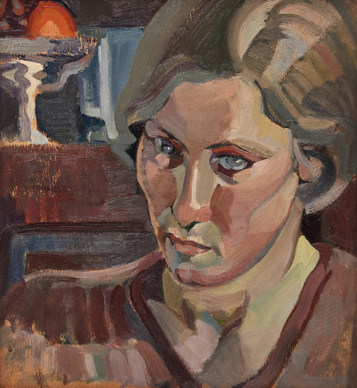 Pegi Nicol MacLeod, Untitled Portrait, oil on board