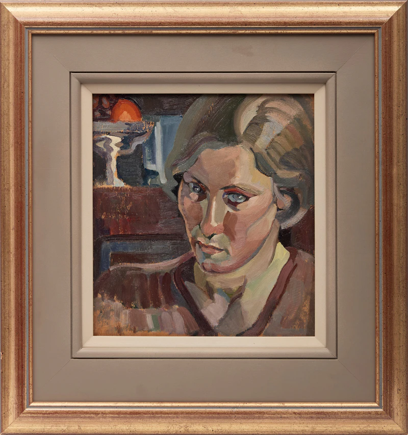 Pegi Nicol MacLeod, Untitled Portrait, oil on board - view 2