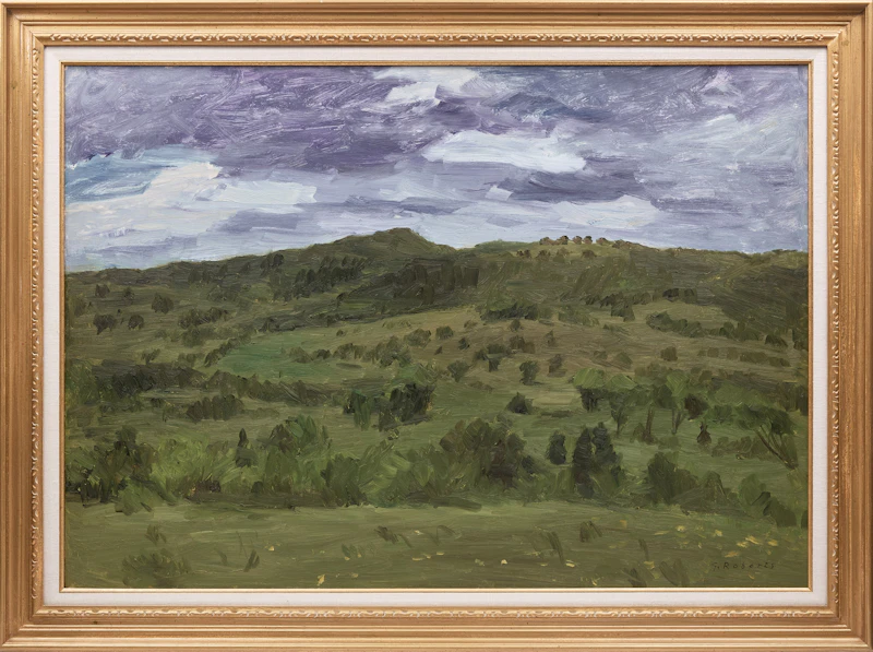 William Goodridge Roberts, Laurentian Landscape, 1953, oil on board - view 2