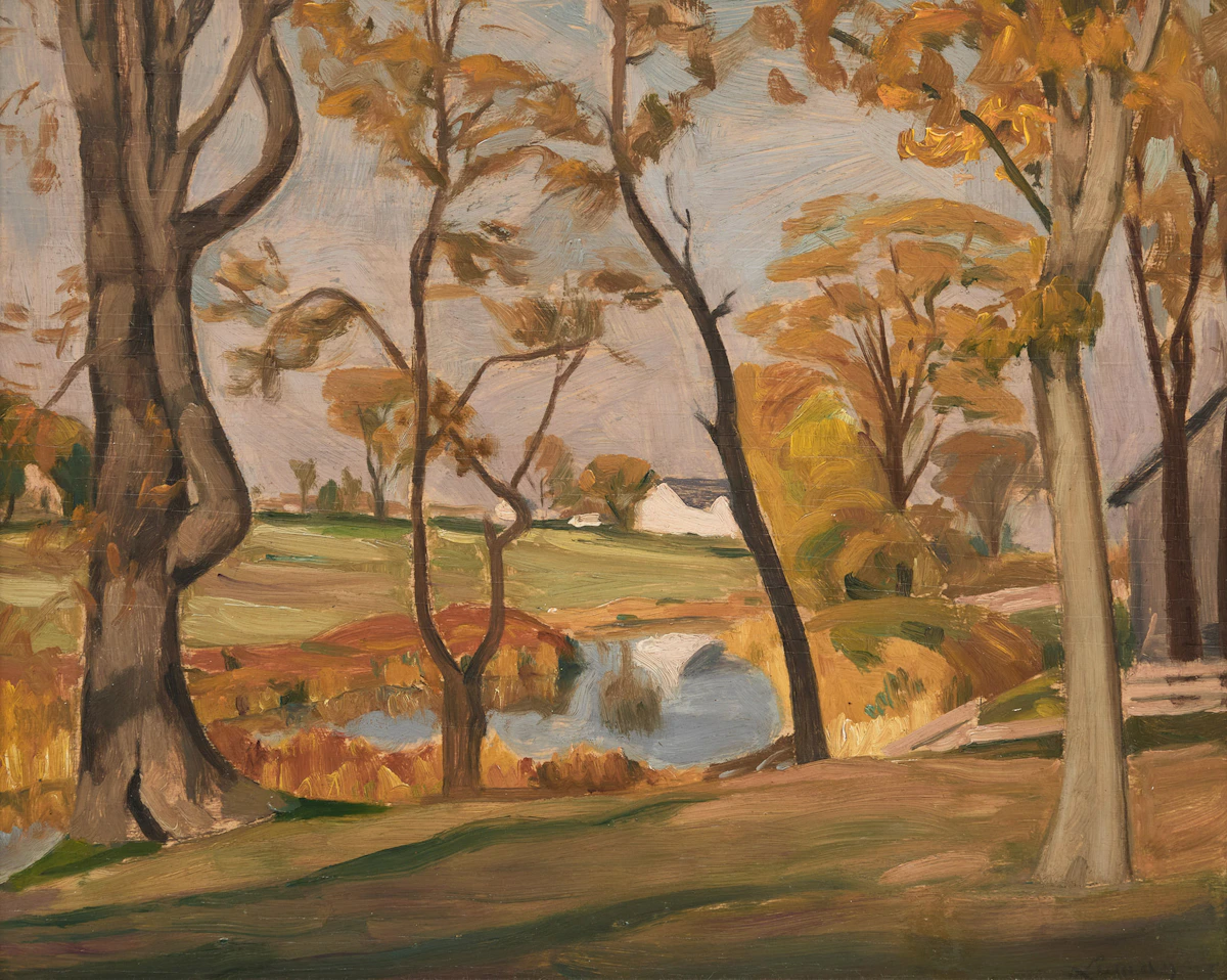 John Goodwin Lyman, La Frenière, 1930, oil on panel