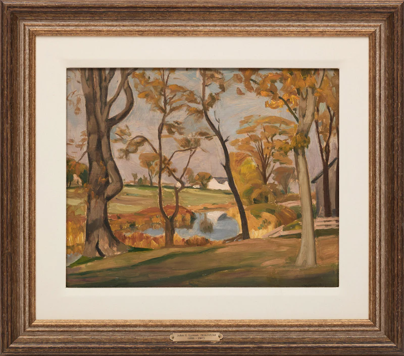 John Goodwin Lyman, La Frenière, 1930, oil on panel - view 2