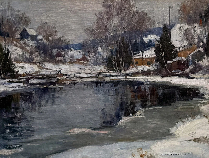 Winter Landscape, 1955 by Manly Edward MacDonald