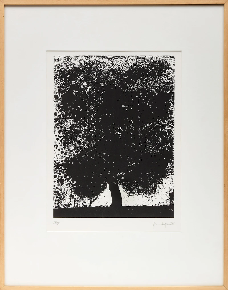 Glenn Ligon, Untitled (Black Tree), lithograph, 2005 - view 2