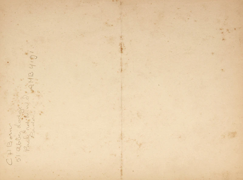 Francis Newton Souza, Reclining Nude, pencil on paper, 1961 - view 2