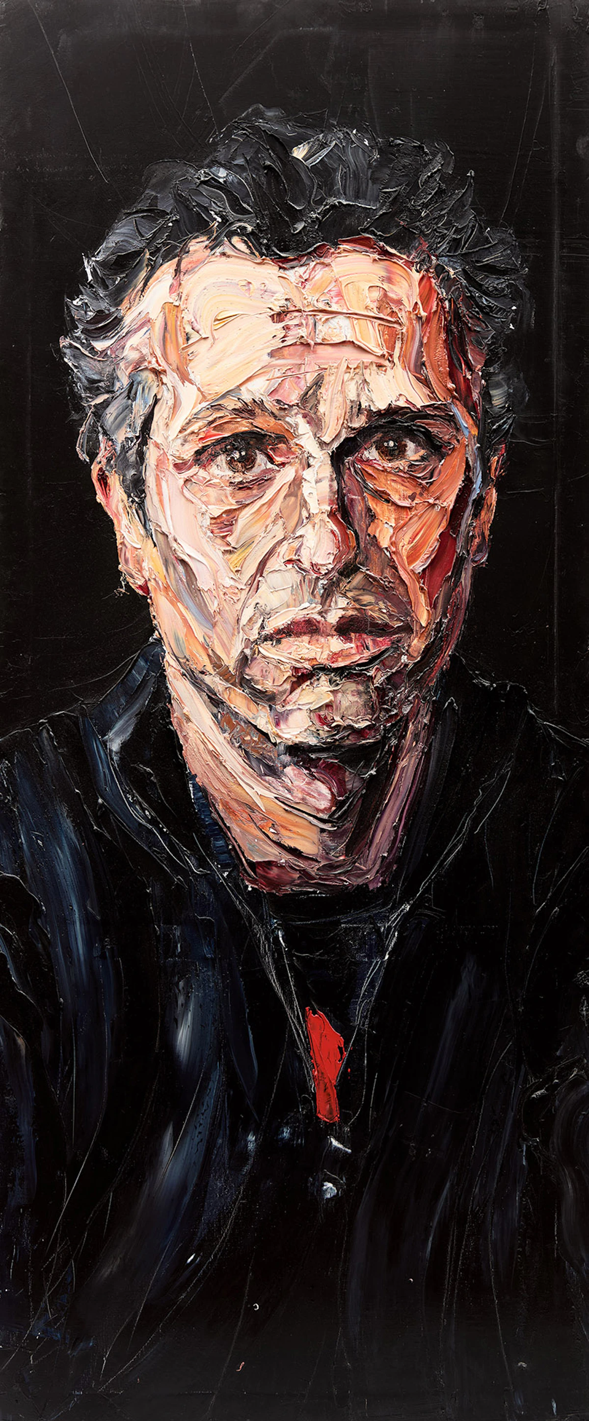 Jaime Sunico, Portrait of a Man, mixed media on canvas, 2007