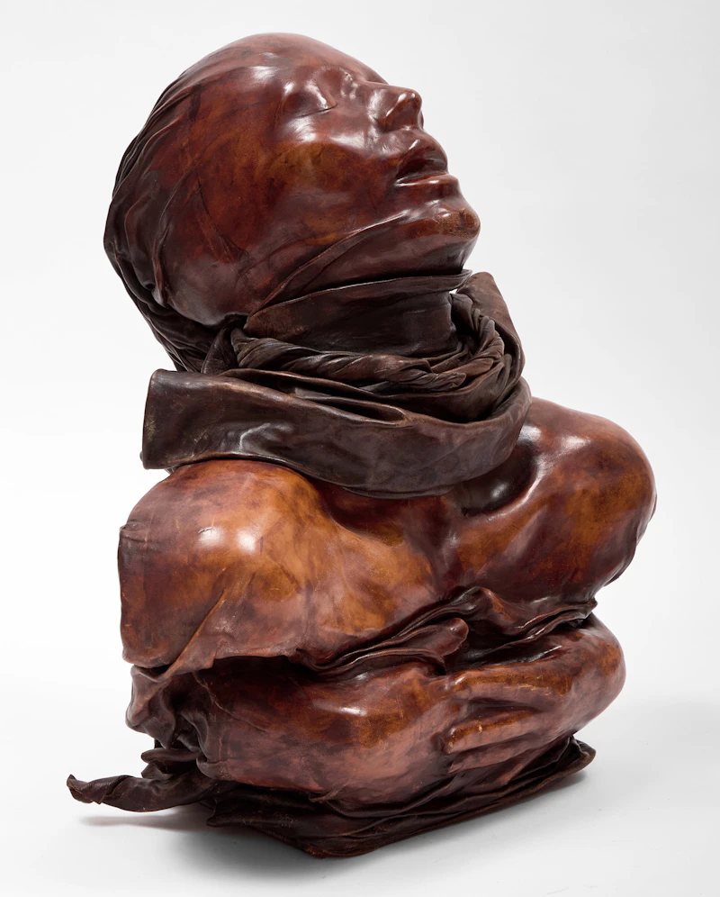 Bruno Baratier, Buste, leather - view 2