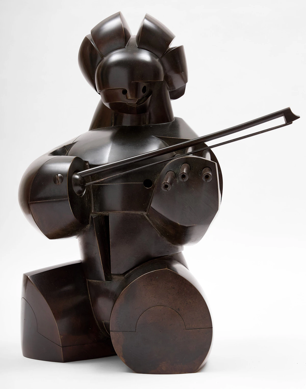 Howard Newman, Violinist, bronze, 1981