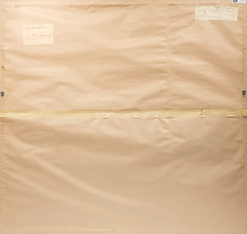 José Luis Cuevas, La clases de dibujo, watercolour and collage, 1973 - view 3