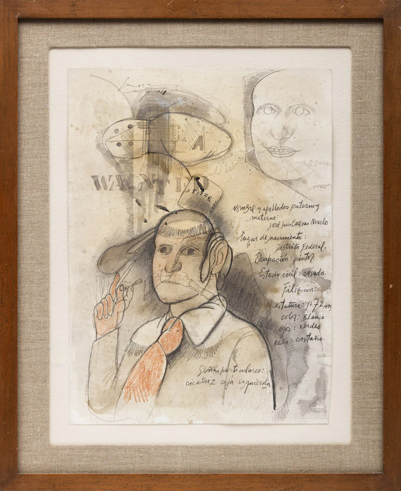Two Studies: Autoretrato con señas particulares and Autorretrato como judio by José Luis Cuevas