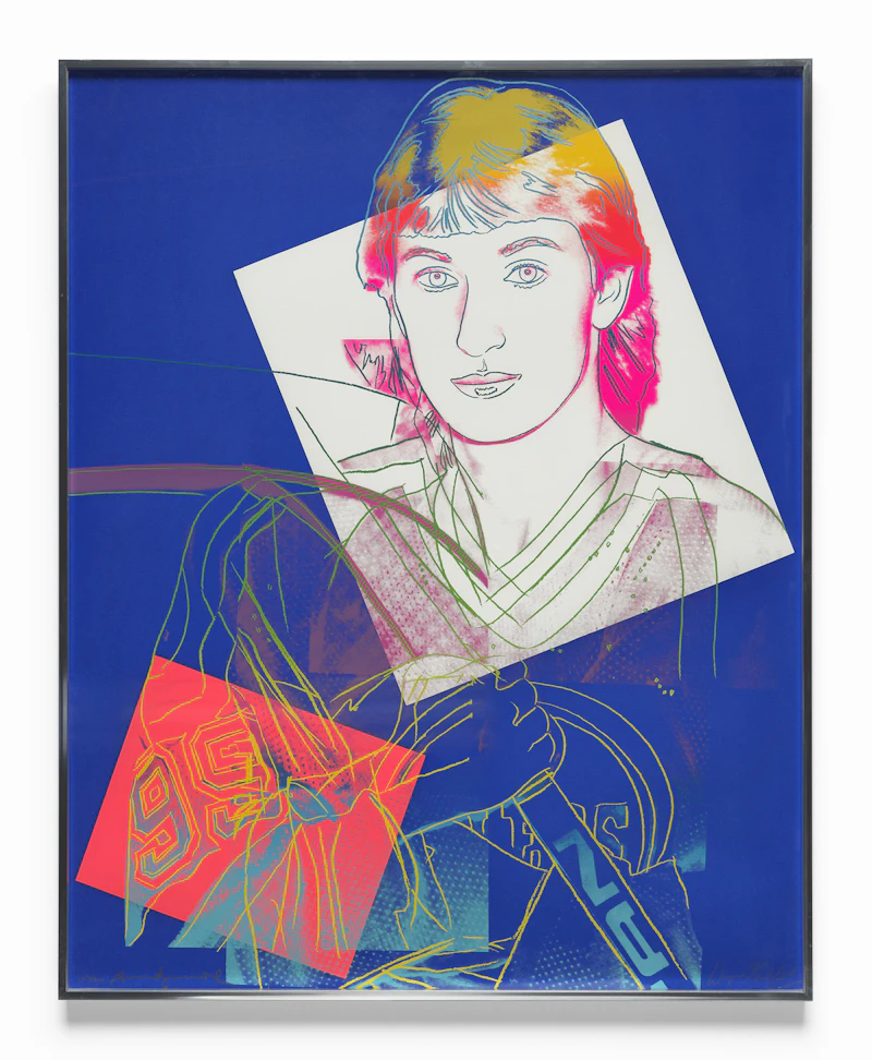 Andy Warhol, Wayne Gretzky (F&S II.306), colour screenprint on Lenox Museum Board, 1984 - view 2
