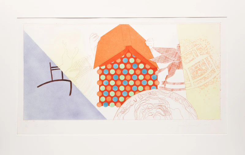 James Rosenquist, Tin Roof, colour etching with aquatint, 1977 - view 2