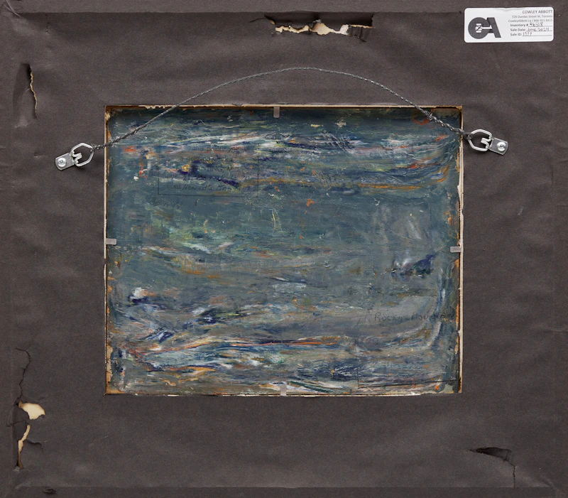 Frederick Grant Banting, Rocky Mountain, double-sided oil on board - view 3