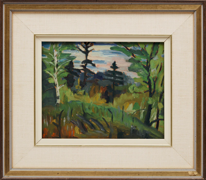 Frederick Grant Banting, Forest Landscape, oil on board - view 2