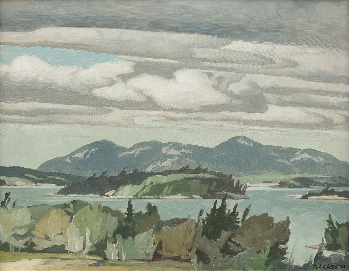 Alfred Joseph Casson, Bay of Islands, Cloche Hills, circa 1966, oil on board