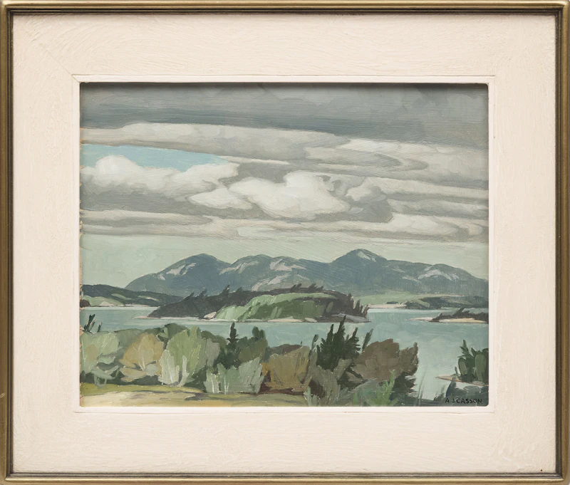 Alfred Joseph Casson, Bay of Islands, Cloche Hills, circa 1966, oil on board - view 2
