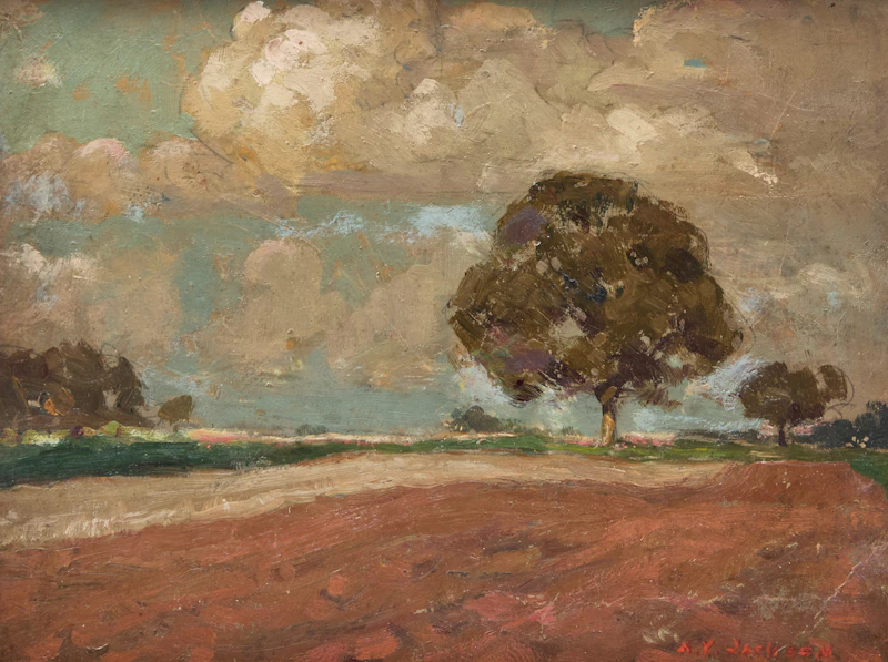 Alexander Young Jackson, Berlin, Ont., oil on board