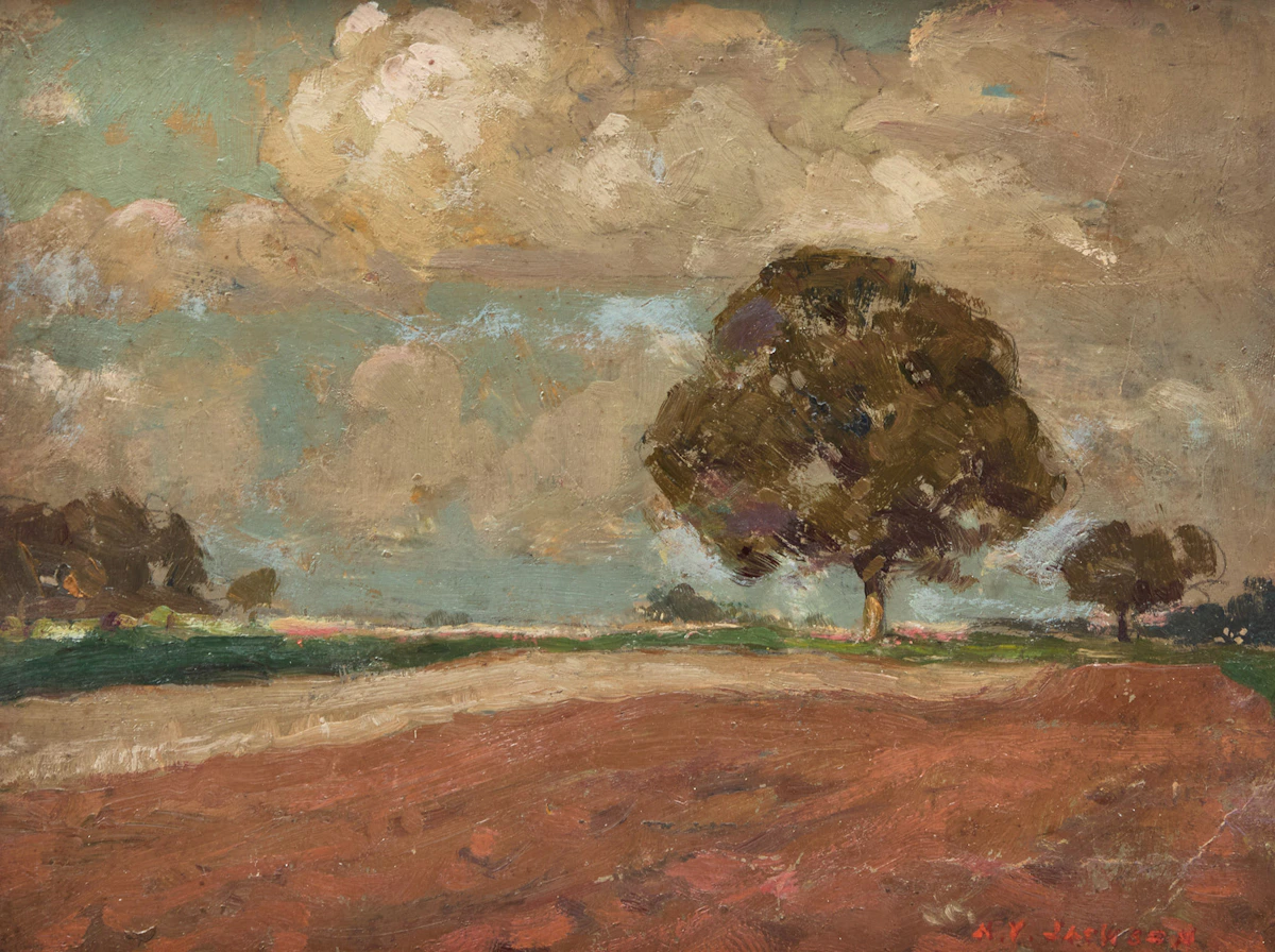 Alexander Young Jackson, Berlin, Ont., oil on board