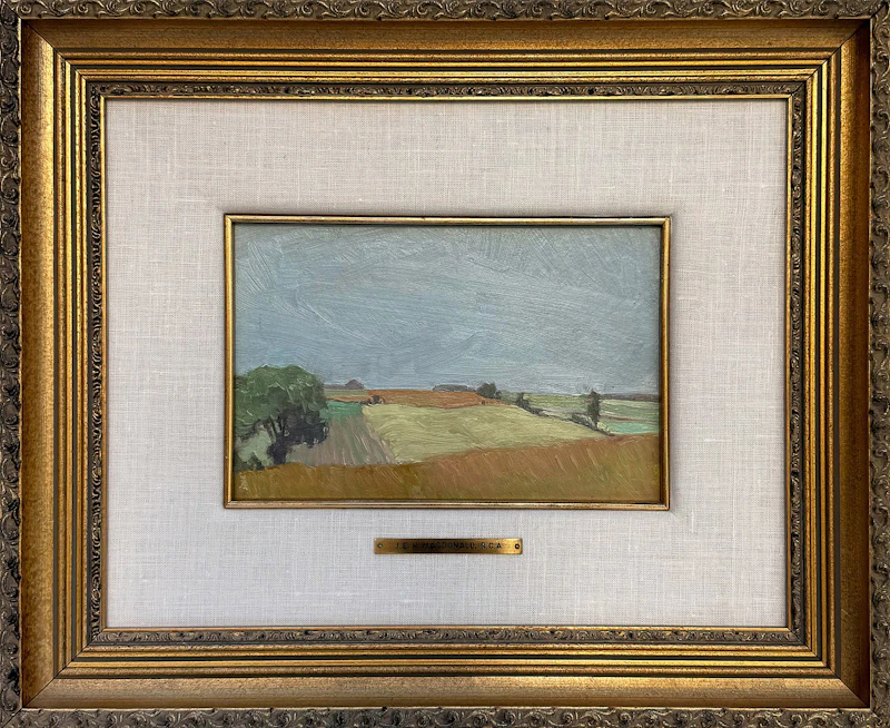 James Edward Hervey MacDonald, Fields at Thornhill, 1913, oil on board - view 2
