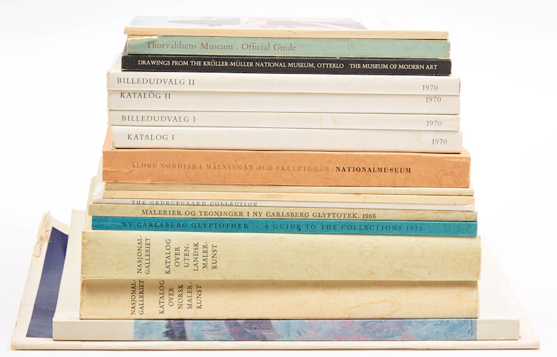 A Selection of Seventeen Scandinavian Museum Guides and Catalogues by Books and Reference