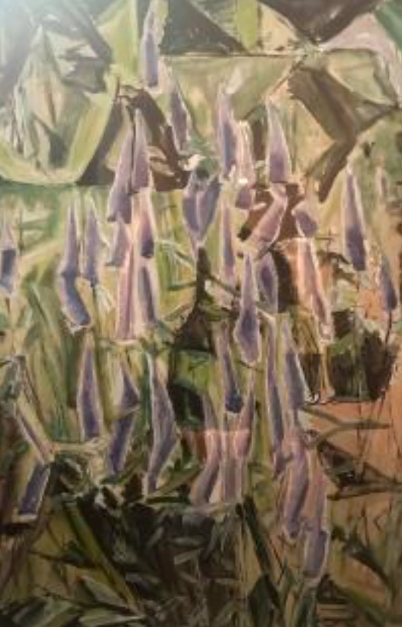 Paraskeva Plistik Clark, Veronika Spicata, watercolour and gouache - view 2