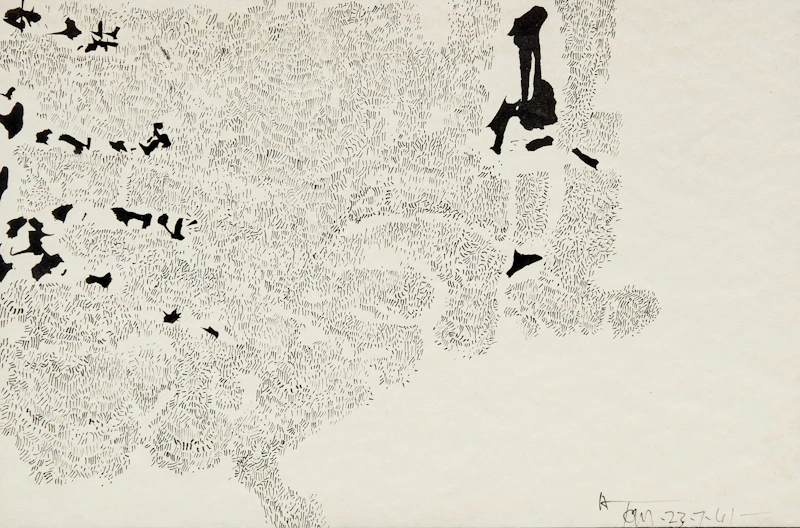 Harold Barling Town, Untitled, ink, 1961 - view 1
