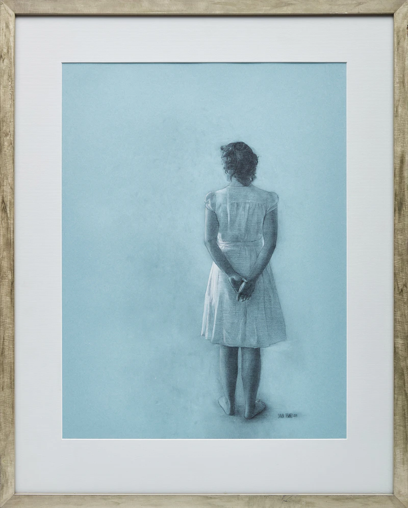 Shaun Downey, Last Chance, graphite and conté, 2010 - view 2