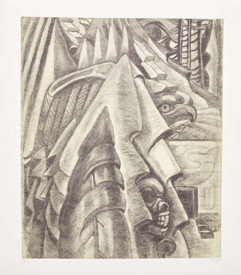 Doris Shadbolt, The Art of Emily Carr, book with folio of six photolithographic reproductions, 1980 - view 3